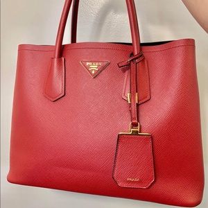 🌺Prada Saffiano Double Bag🌺 Flash Sale